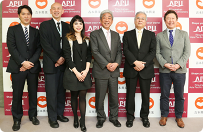 国際的な人材育成や地域社会の発展に寄与することを目的とし、立命館アジア太平洋大学と連携協定を締結